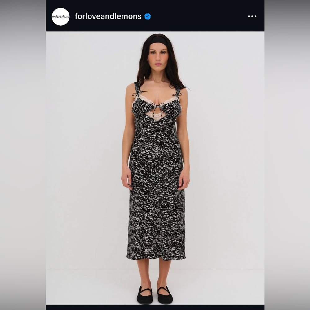 FOR LOVE AND LEMONS MIDI DRESS